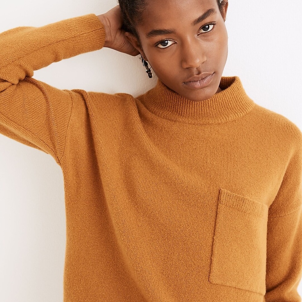 Redmond Mockneck Pocket Sweater